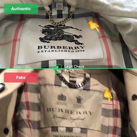 how to determine fake burberry|do all burberry buttons say.